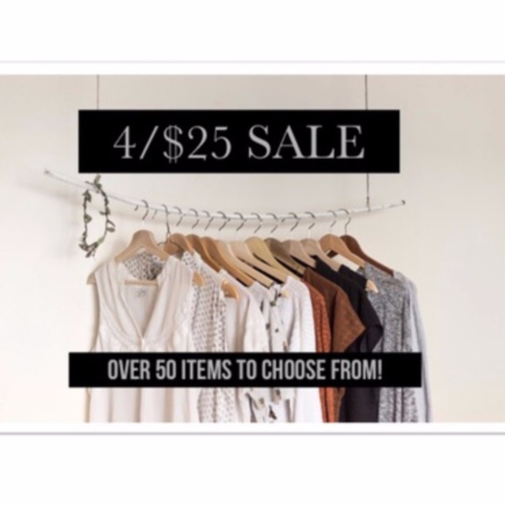 4/$25 Closet Bundle Clear-out Liquidation - Picture 1 of 1